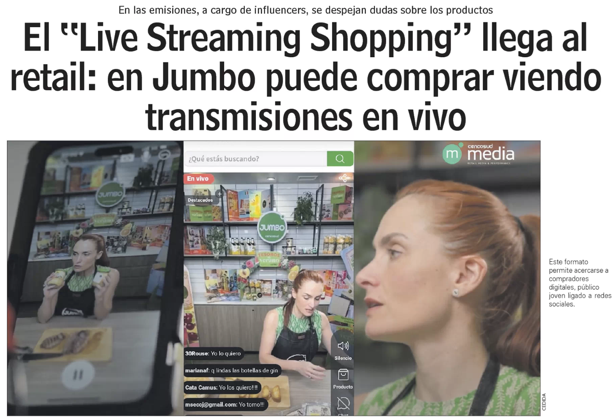 Hablando del Live Shopping en LUN